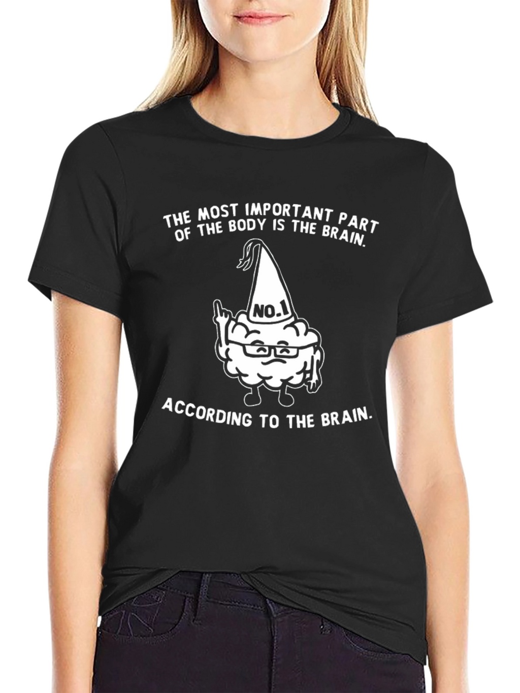 Funny Brain T-Shirt - Most Important Part