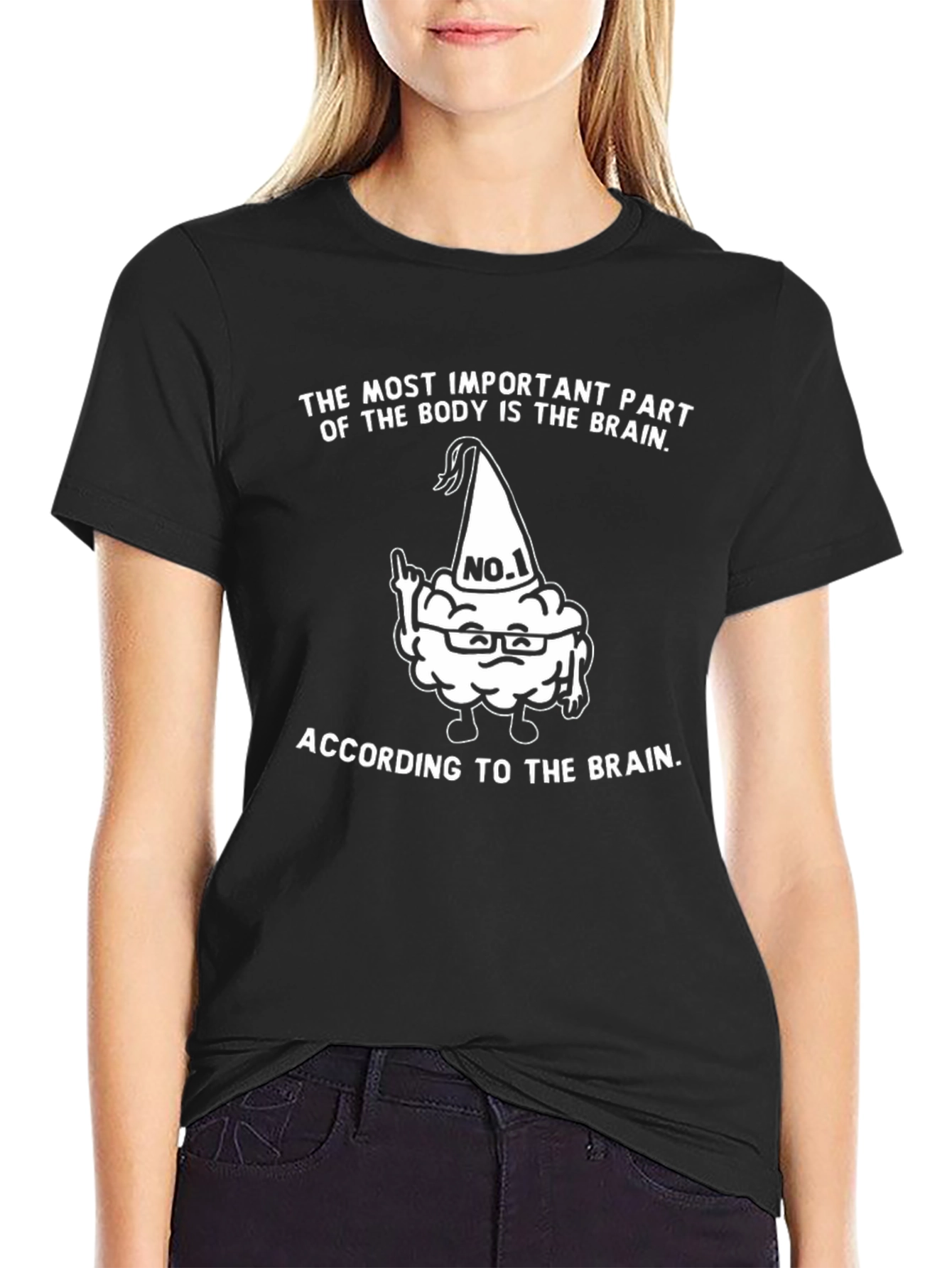 Funny Brain T-Shirt - Most Important Part