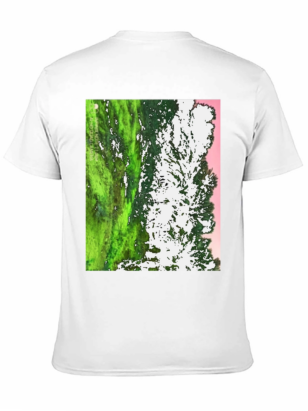 Unique Tree Print Black T-Shirt