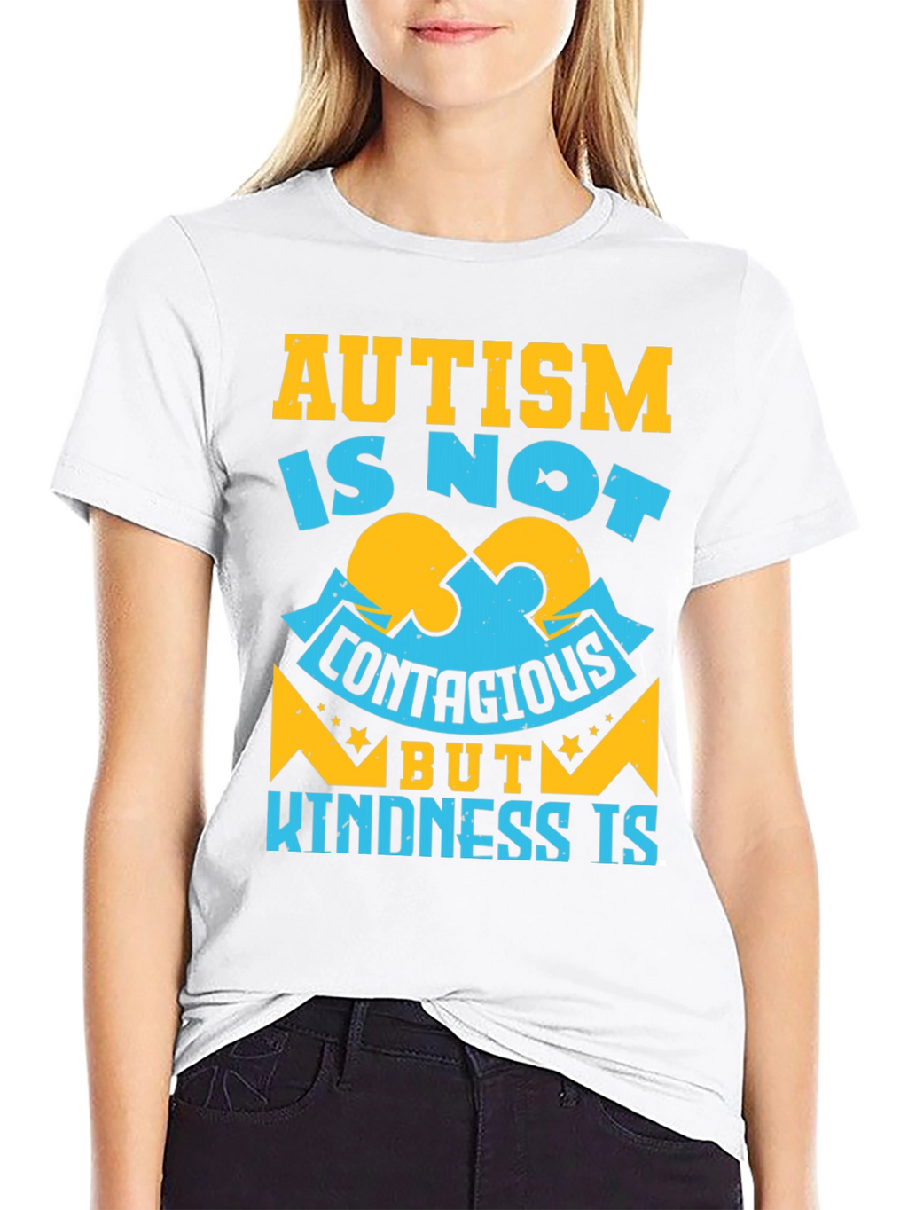 Autism Awareness Graphic T-Shirt - Kindness Is