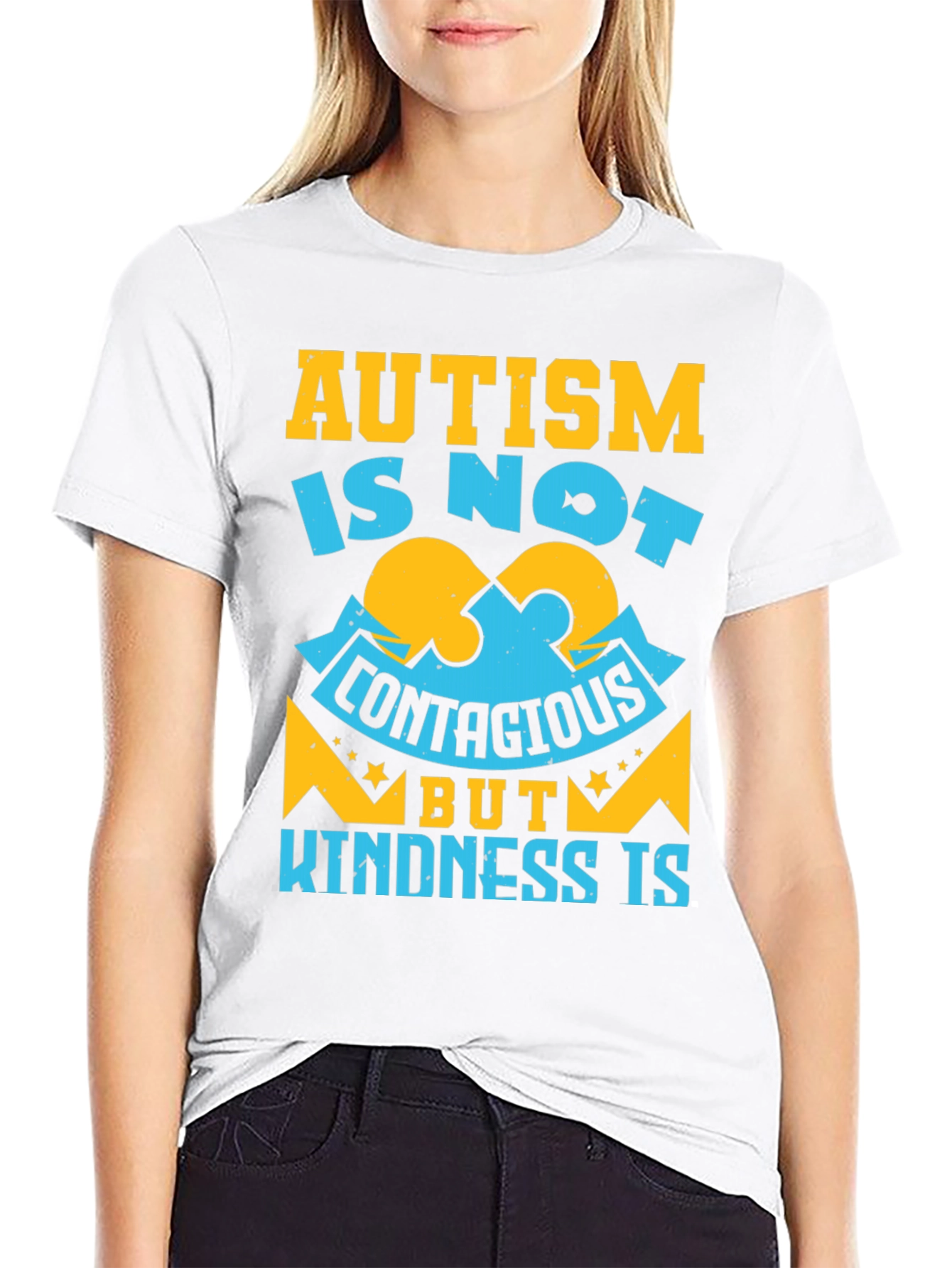 Autism Awareness Graphic T-Shirt - Kindness Is