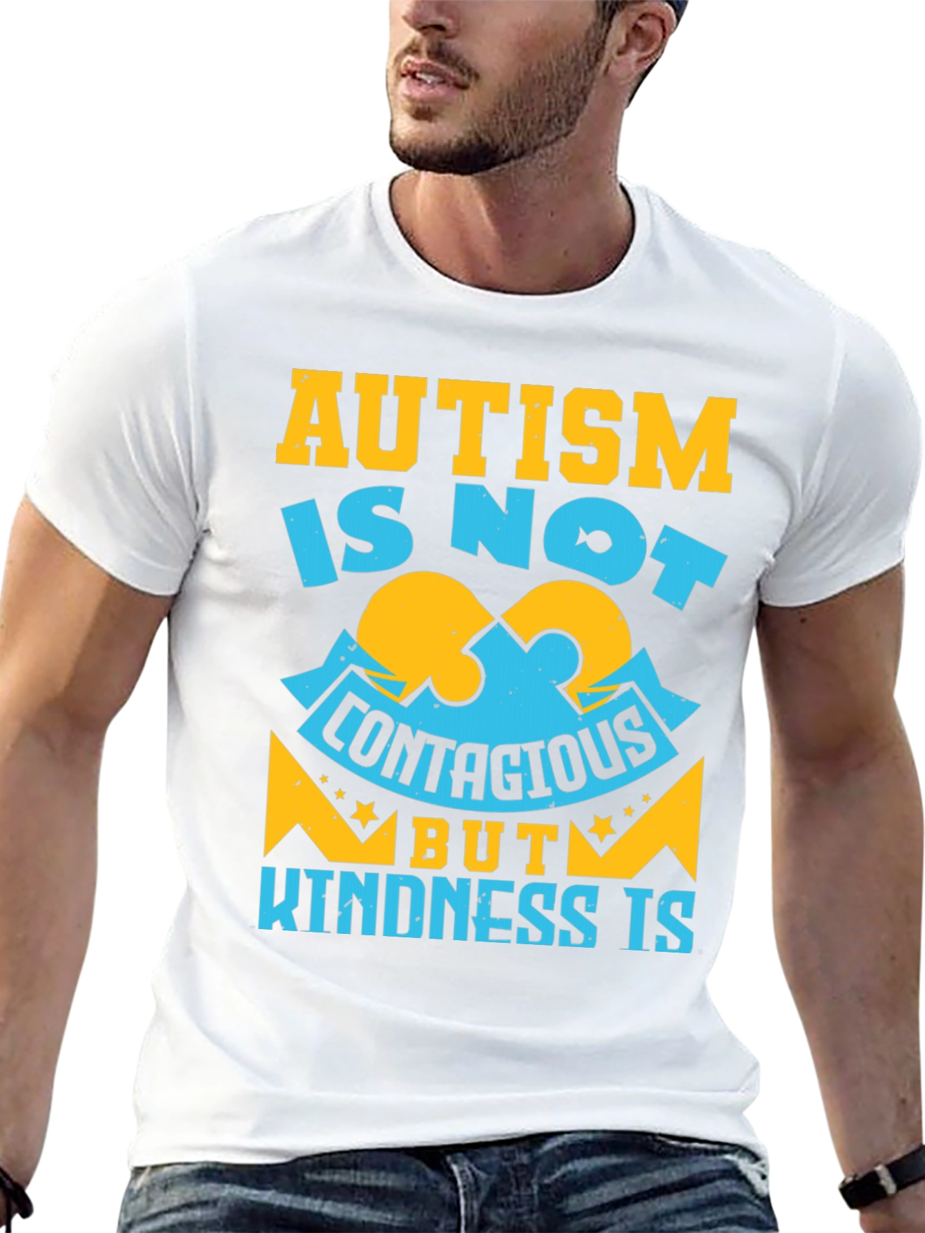 Autism Awareness Graphic T-Shirt - Kindness Is