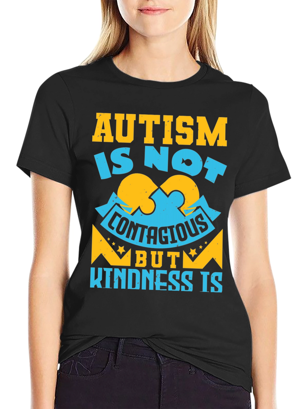 Autism Awareness Graphic T-Shirt - Kindness Is