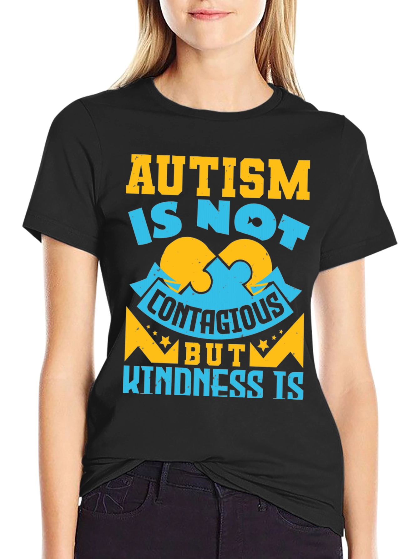 Autism Awareness Graphic T-Shirt - Kindness Is