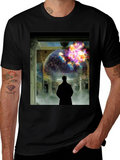Cosmic Explosion Graphic T-Shirt