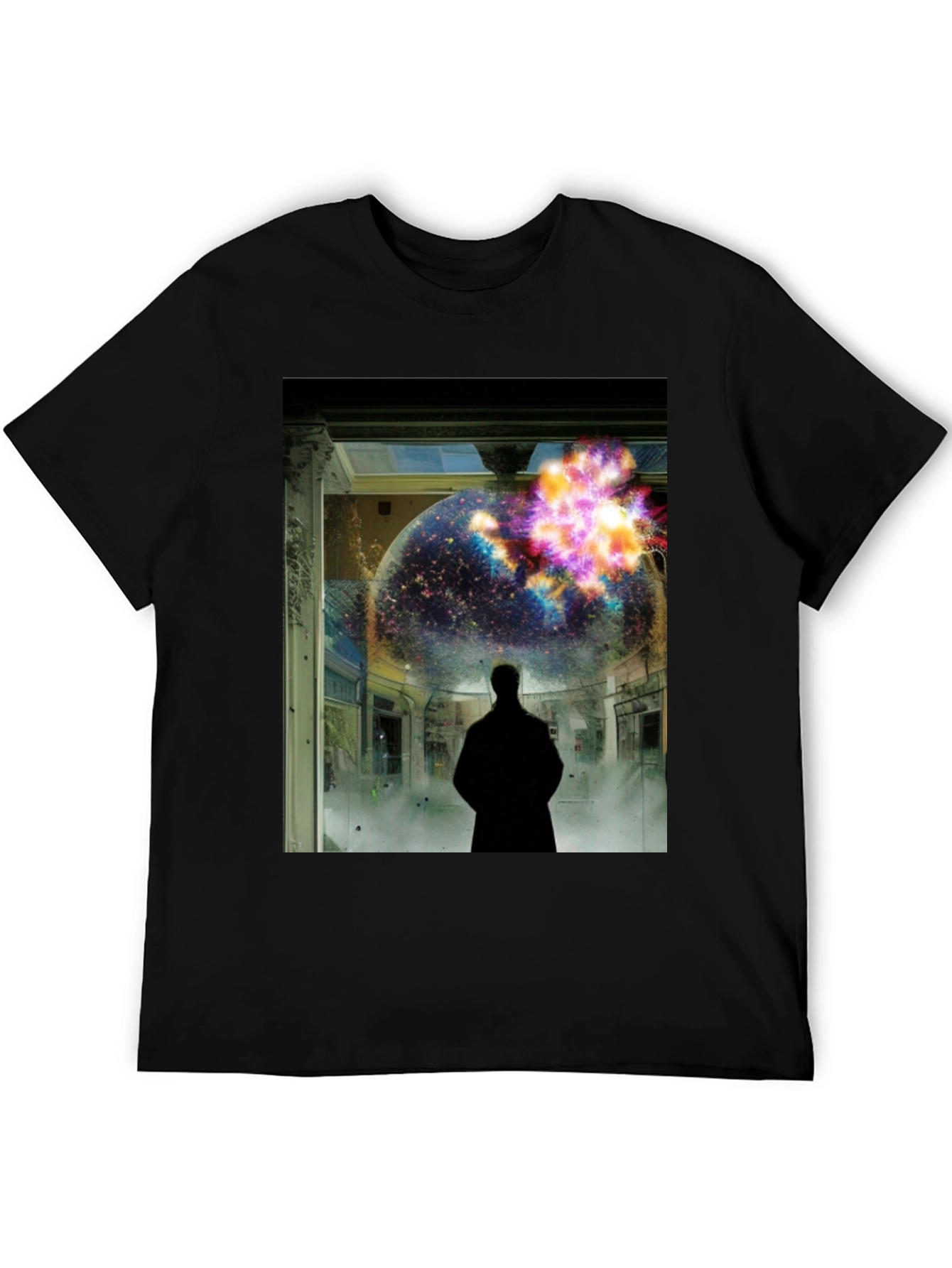 Cosmic Explosion Graphic T-Shirt