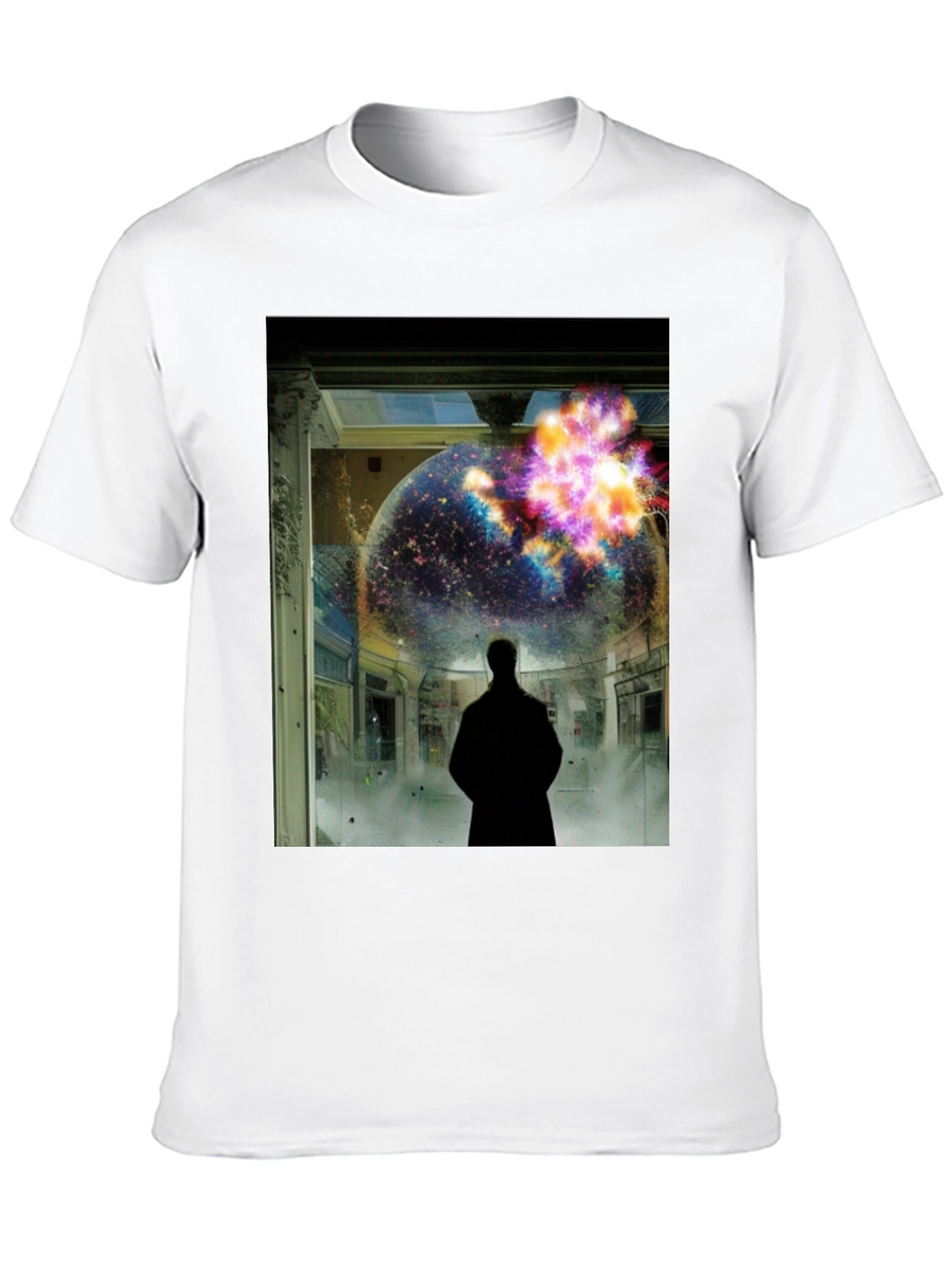 Cosmic Explosion Graphic T-Shirt