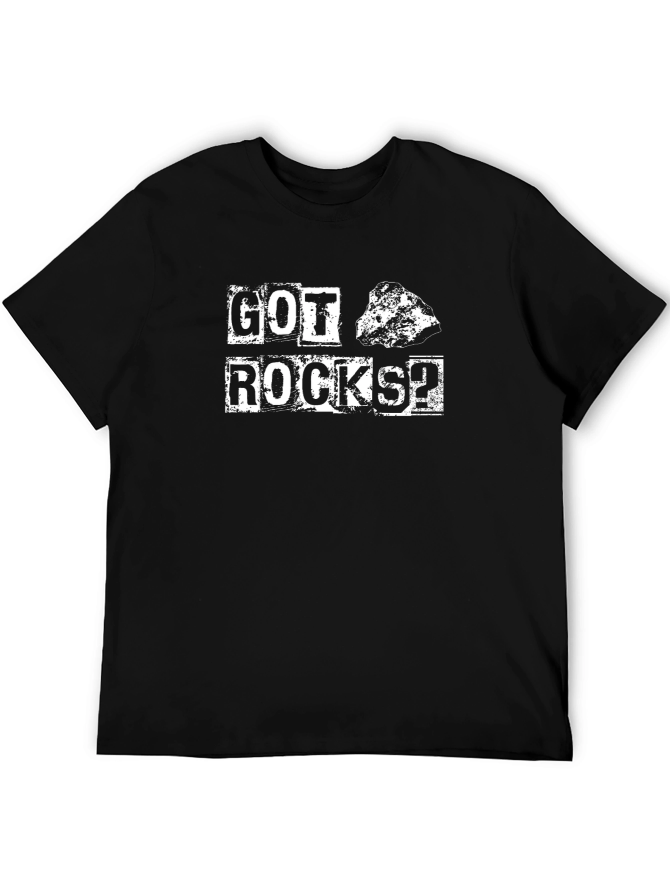 Got Rocks? Graphic T-Shirt - Black