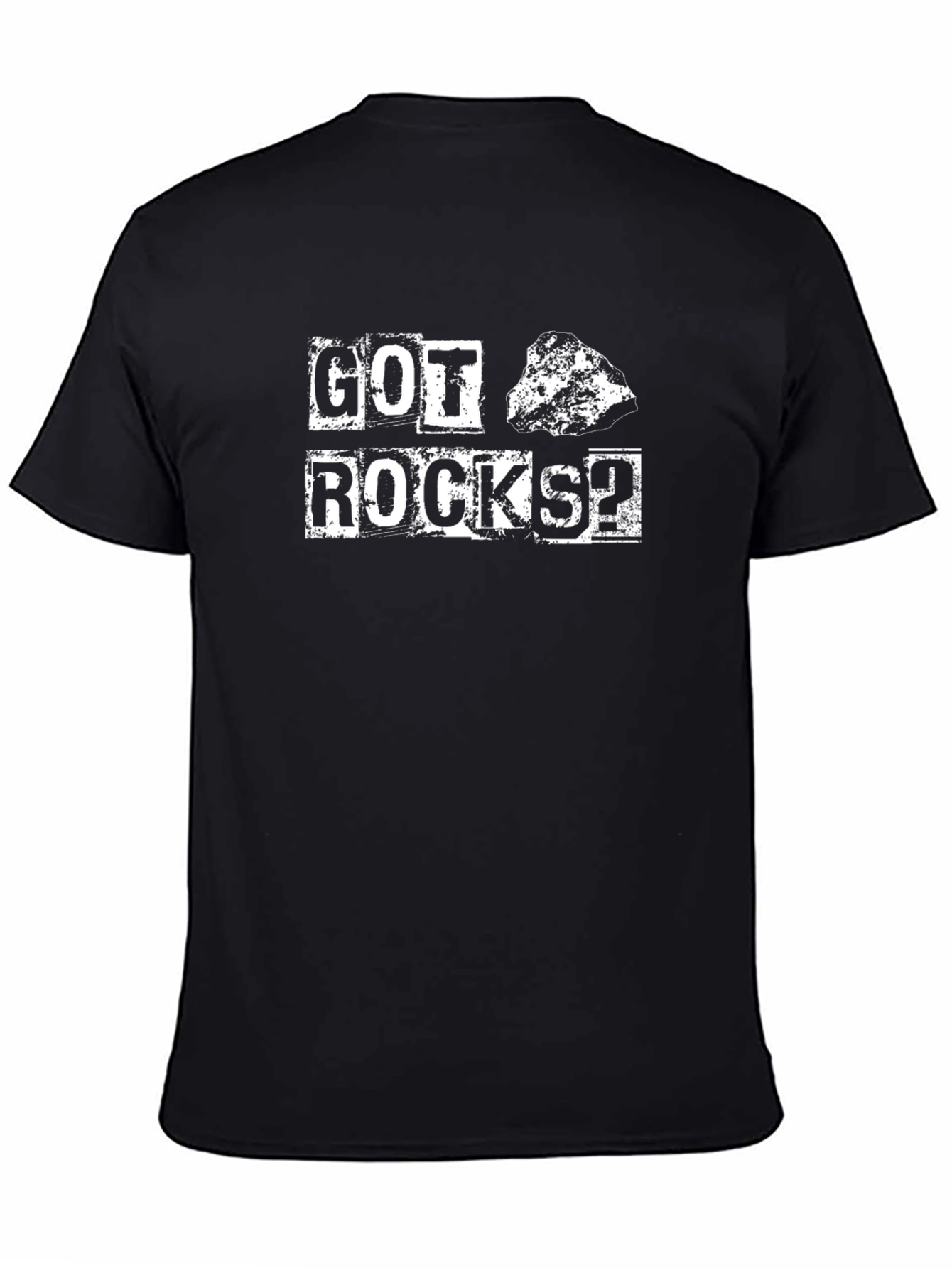 Got Rocks? Graphic T-Shirt - Black