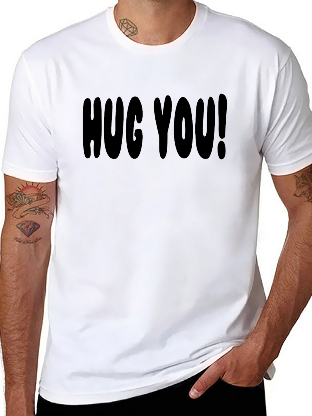 HUG YOU! Graphic T-Shirt - Soft Cotton Tee