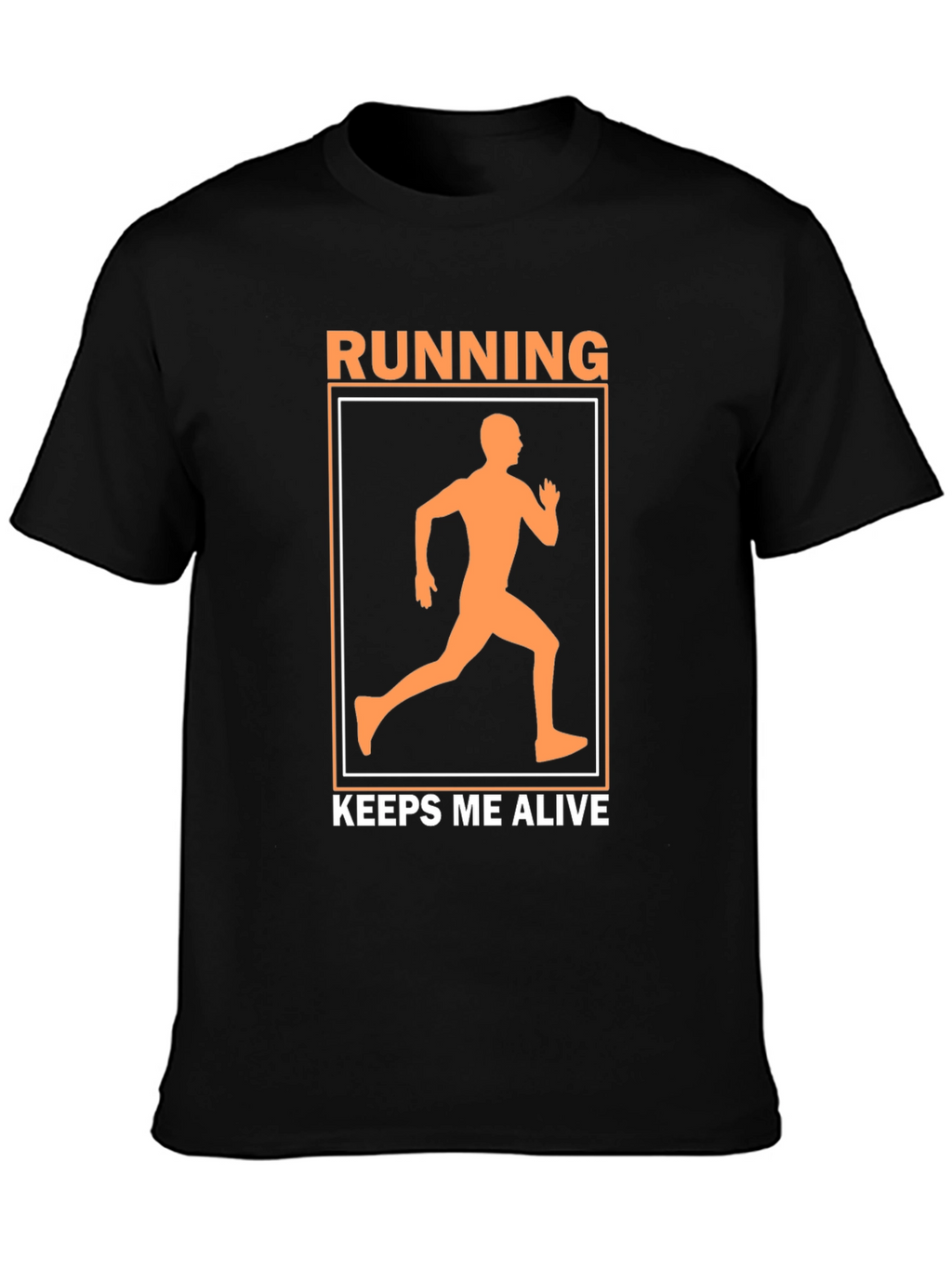 Running Keeps Me Alive Graphic T-Shirt