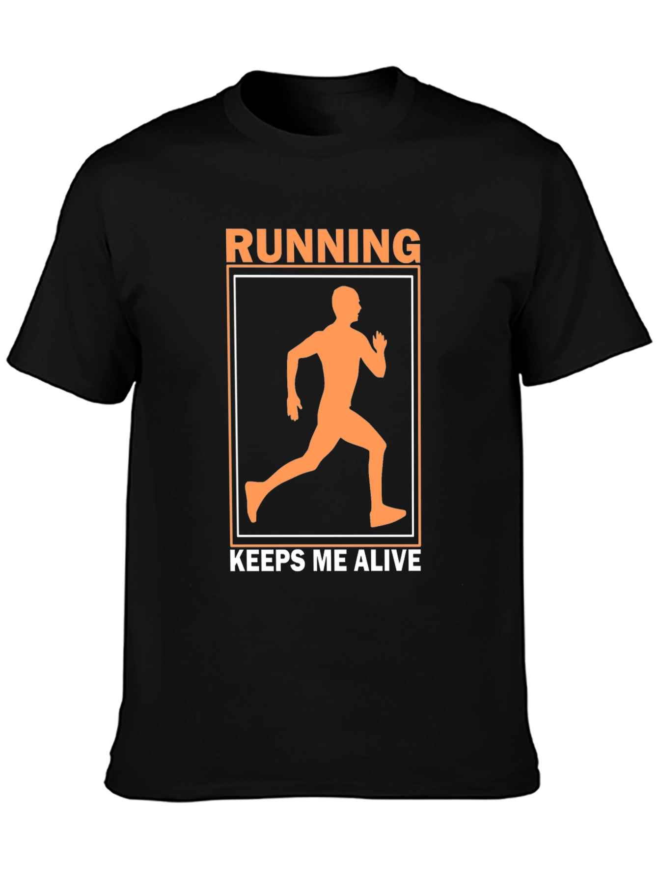 Running Keeps Me Alive Graphic T-Shirt