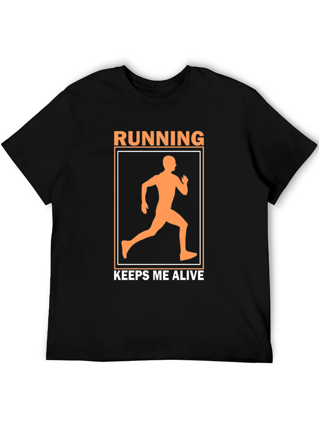 Running Keeps Me Alive Graphic T-Shirt