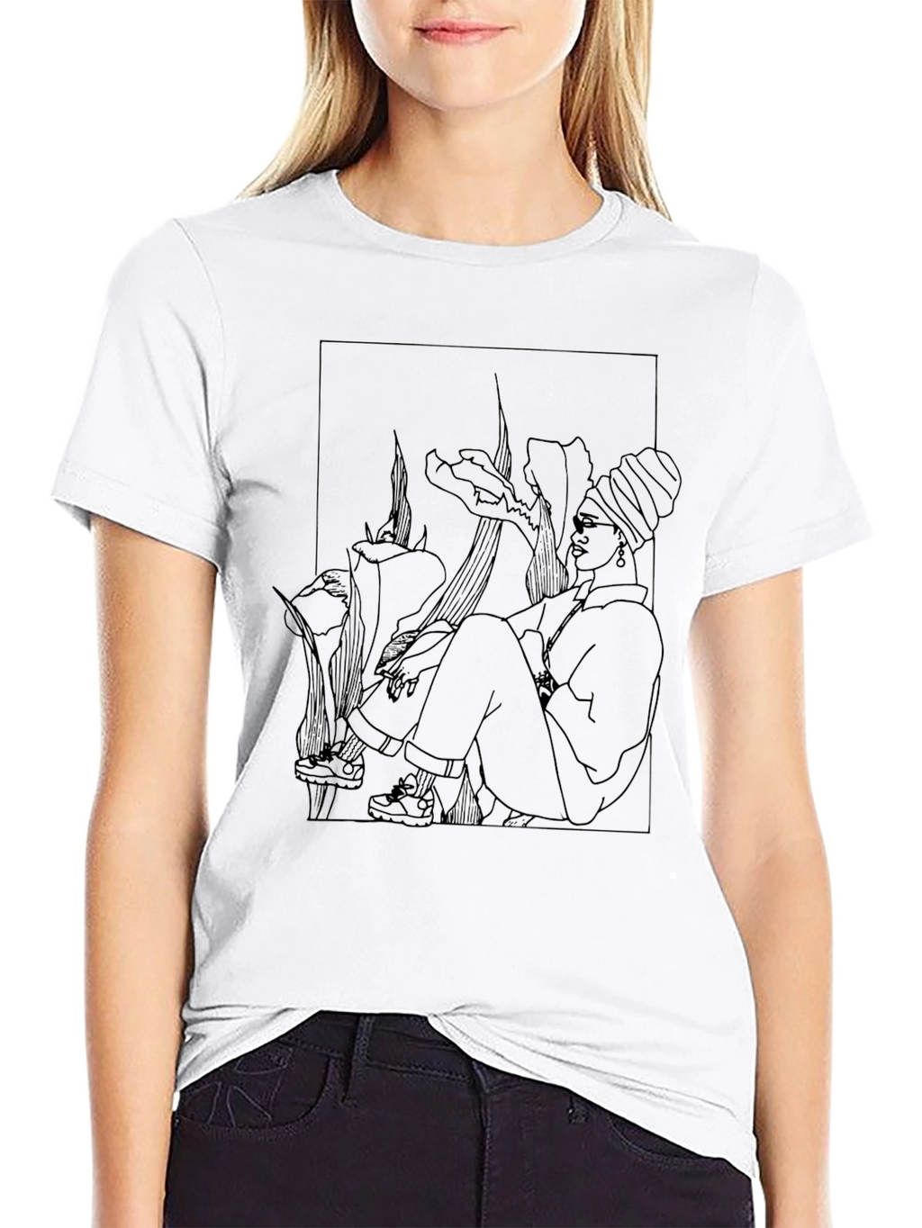 Stylish Black Graphic T-Shirt