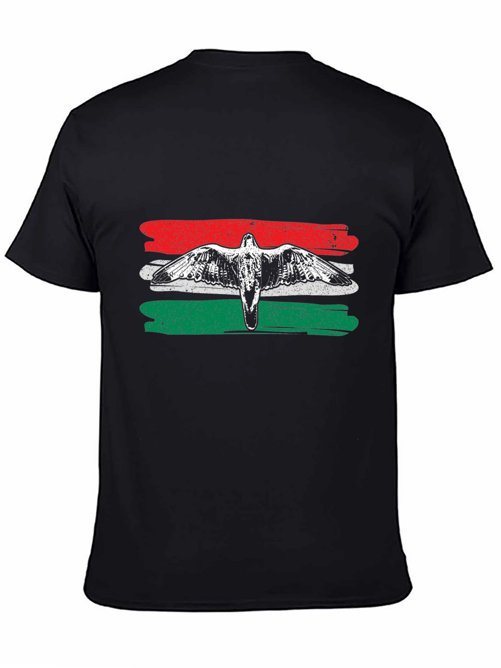 Hungarian Flag Bird Graphic T-Shirt