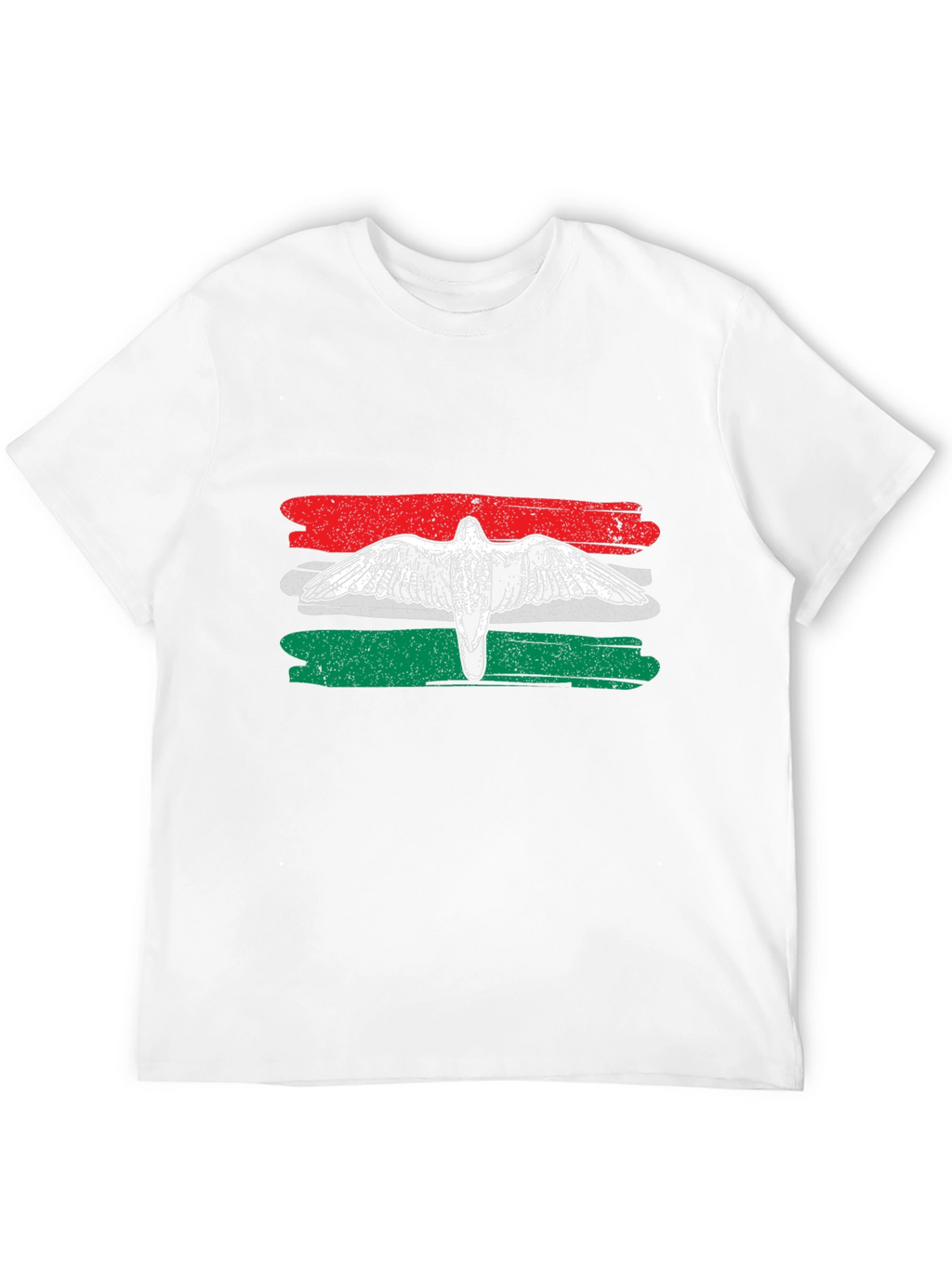 Hungarian Flag Bird Graphic T-Shirt