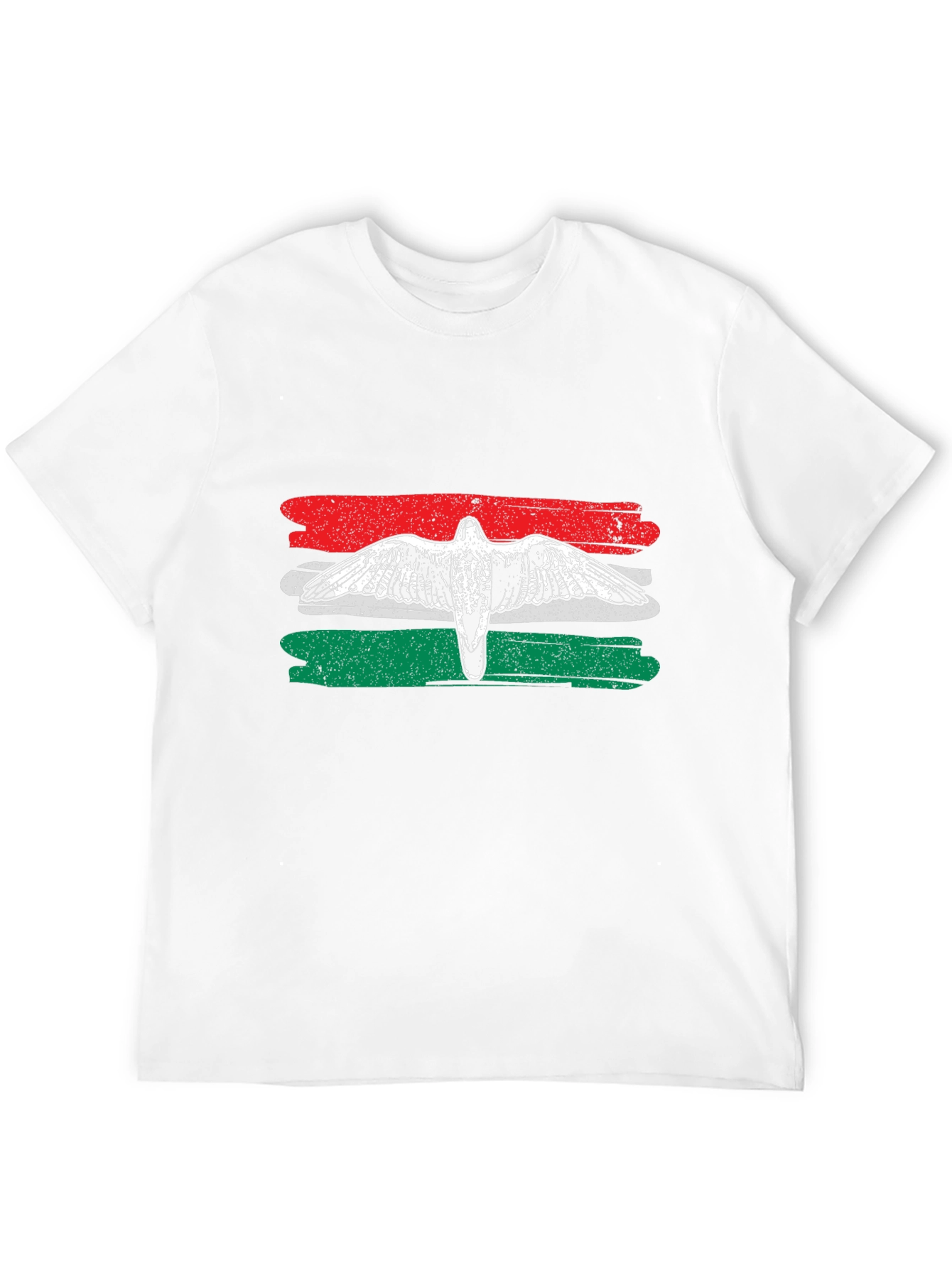 Hungarian Flag Bird Graphic T-Shirt