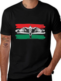 Hungarian Flag Bird Graphic T-Shirt
