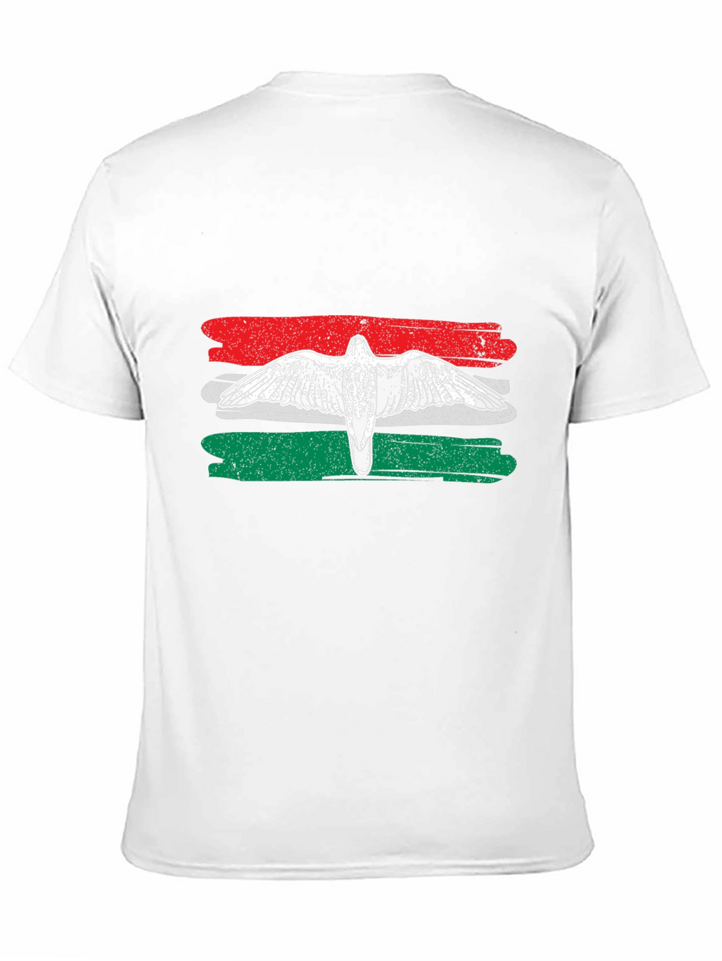 Hungarian Flag Bird Graphic T-Shirt