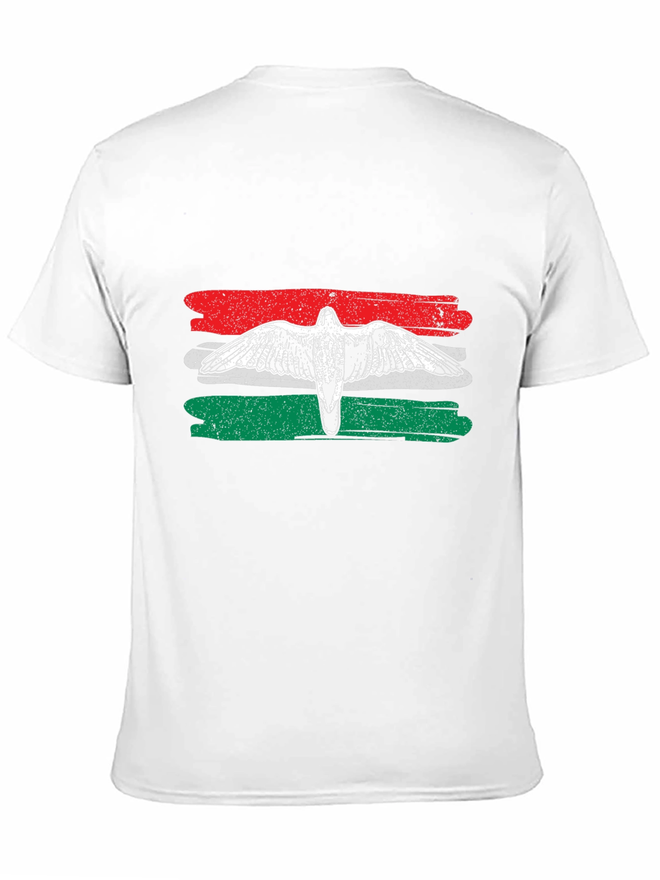 Hungarian Flag Bird Graphic T-Shirt