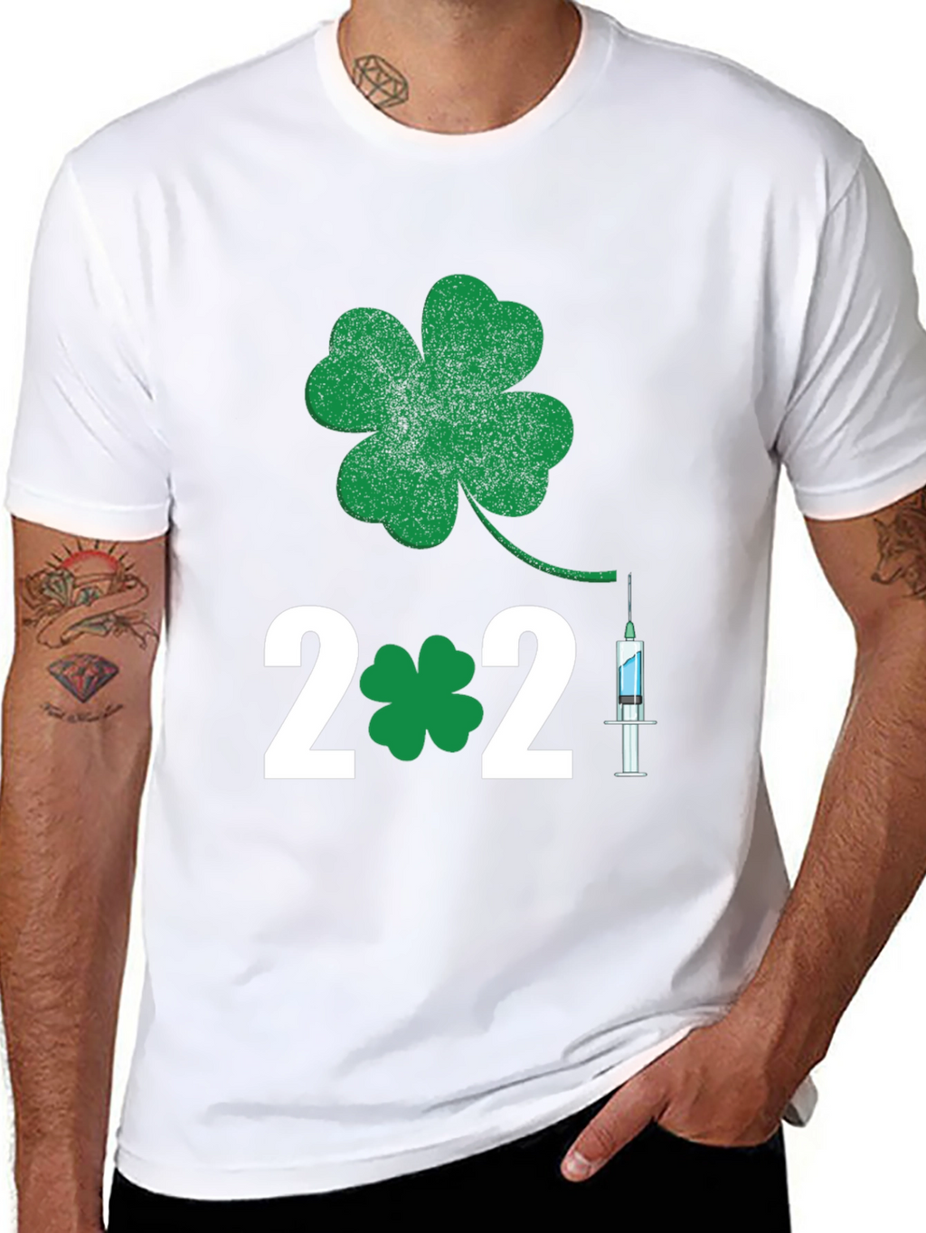 St. Patricks Day 2021 Vaccine T-Shirt