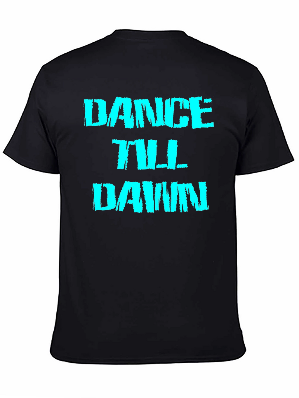 Dance Till Dawn Black Graphic Tee