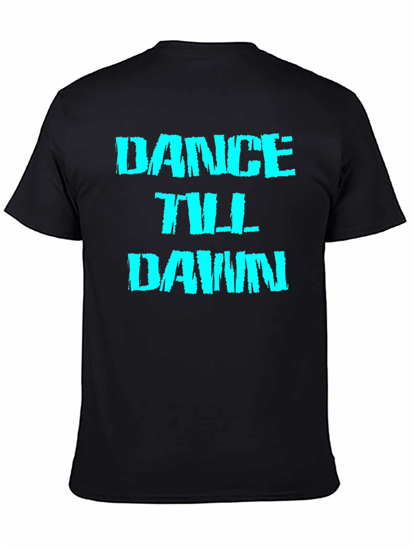 Dance Till Dawn Black Graphic Tee