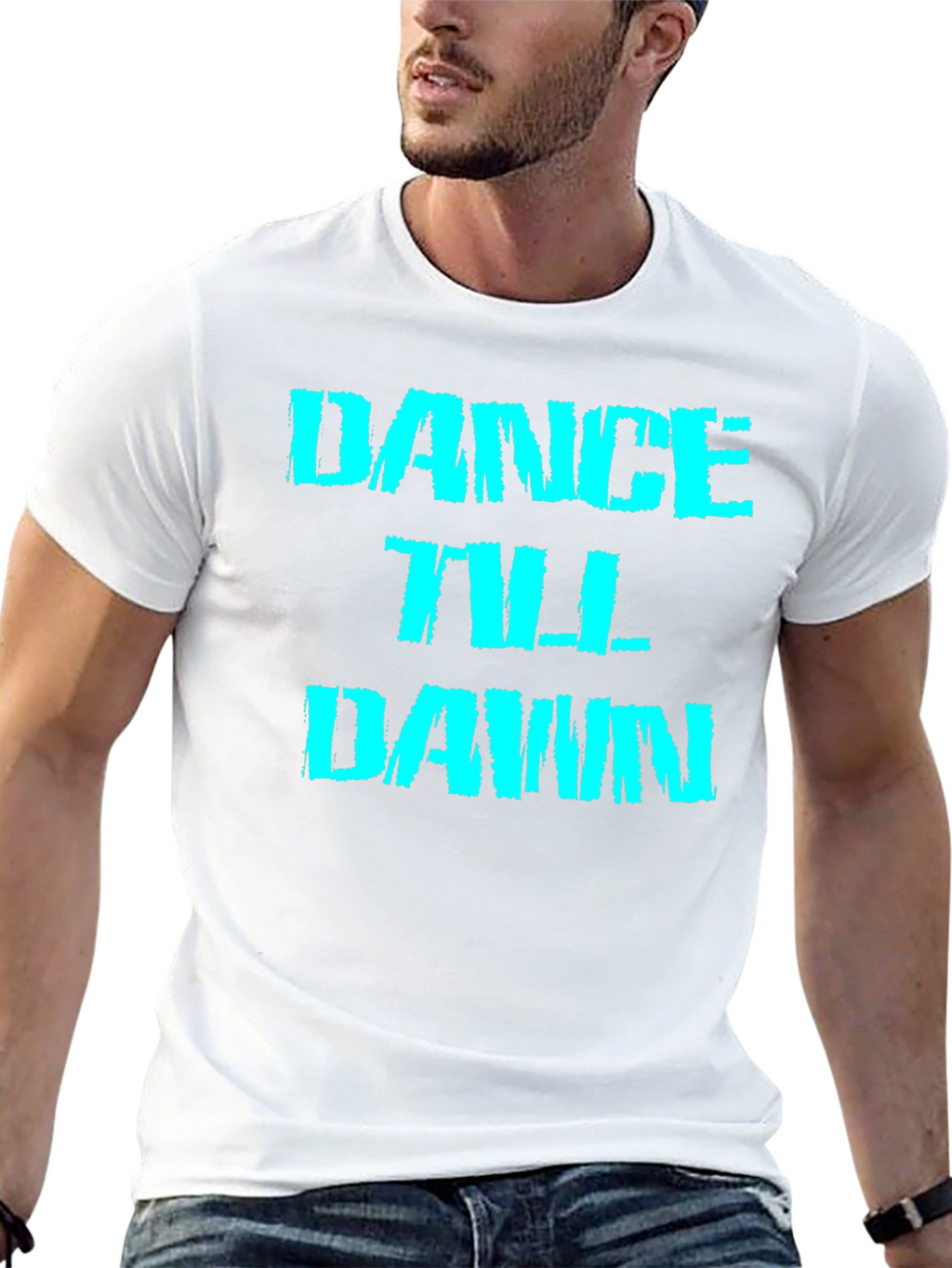 Dance Till Dawn Black Graphic Tee