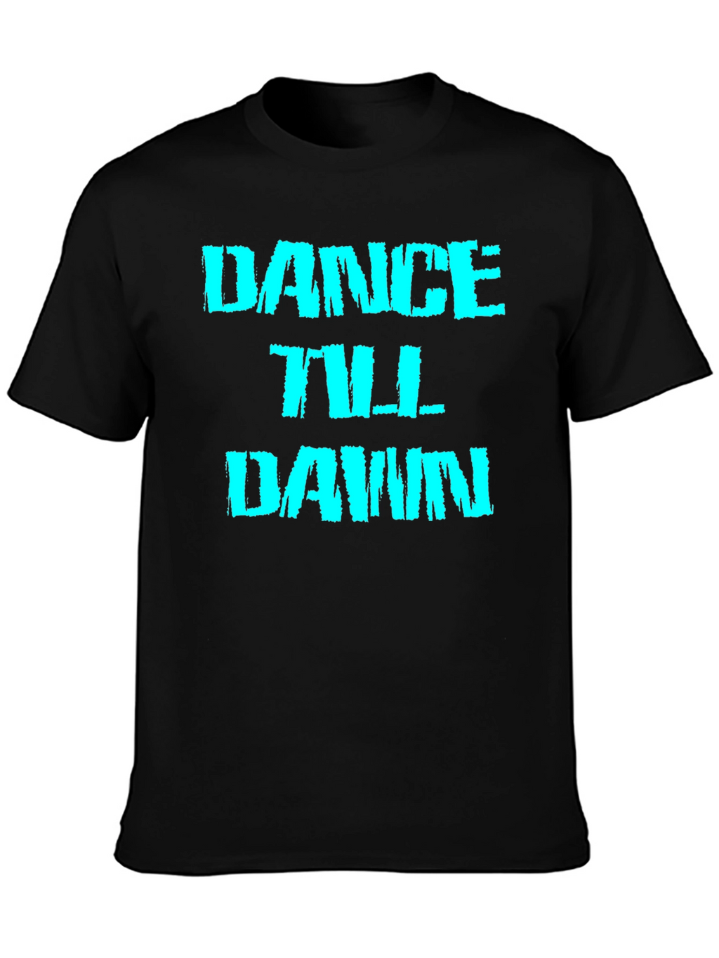 Dance Till Dawn Black Graphic Tee