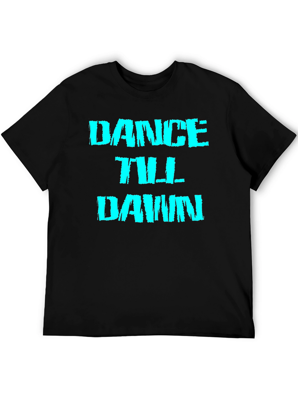 Dance Till Dawn Black Graphic Tee
