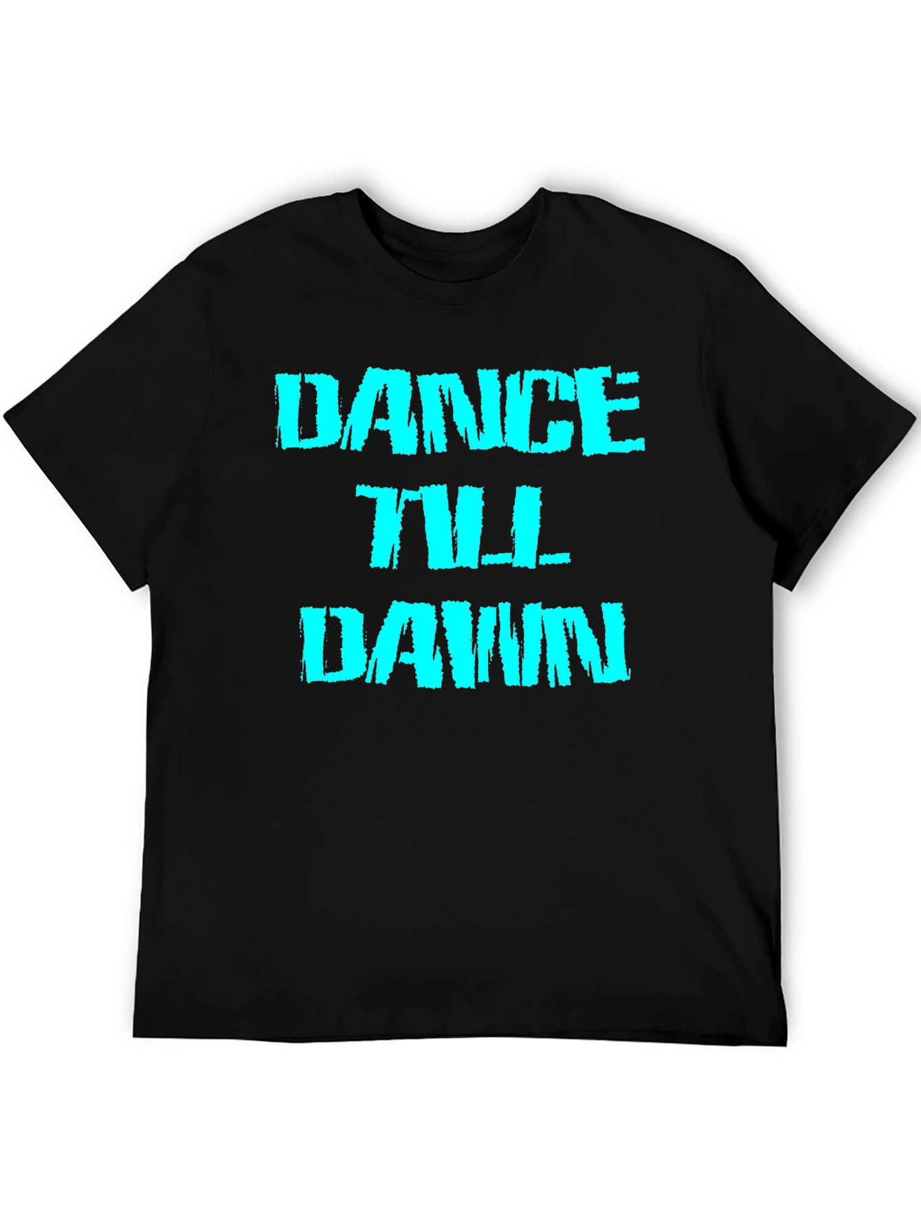 Dance Till Dawn Black Graphic Tee