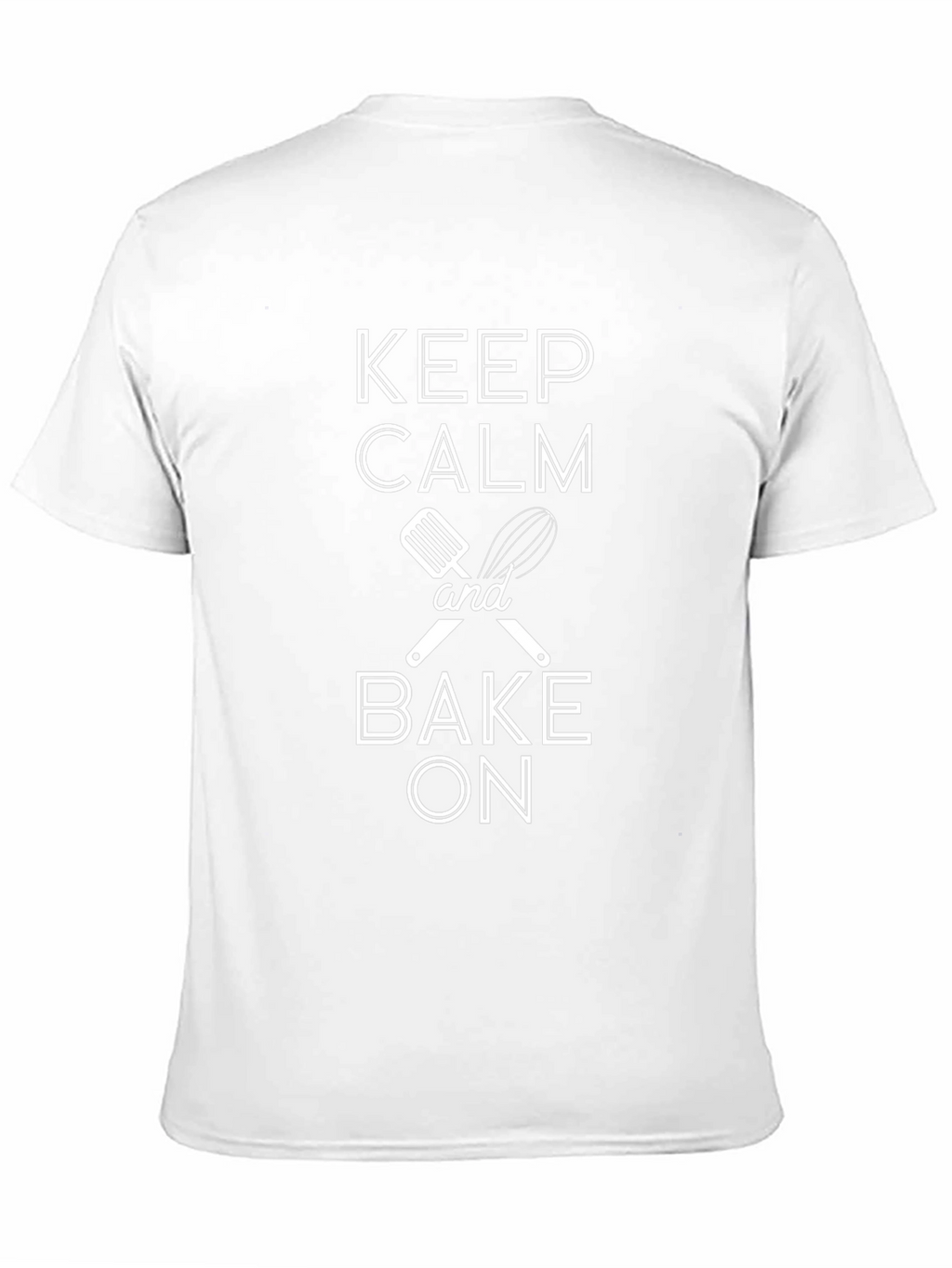 Keep Calm and Bake On Black T-Shirt