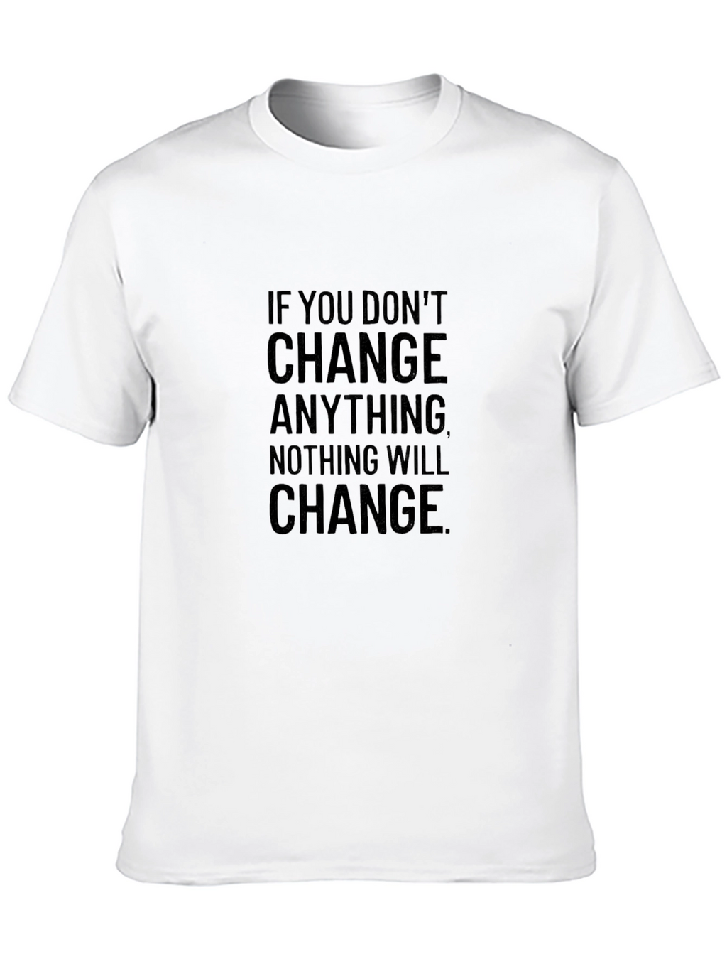 Change Motivational Graphic Tee - Black
