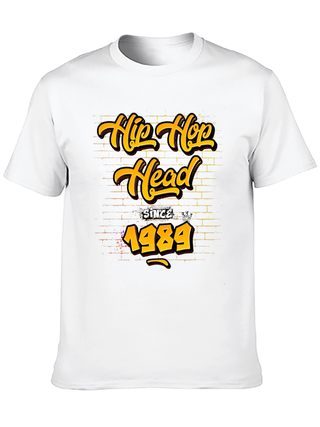Hip Hop Head Since 1989 Black Graphic Tee