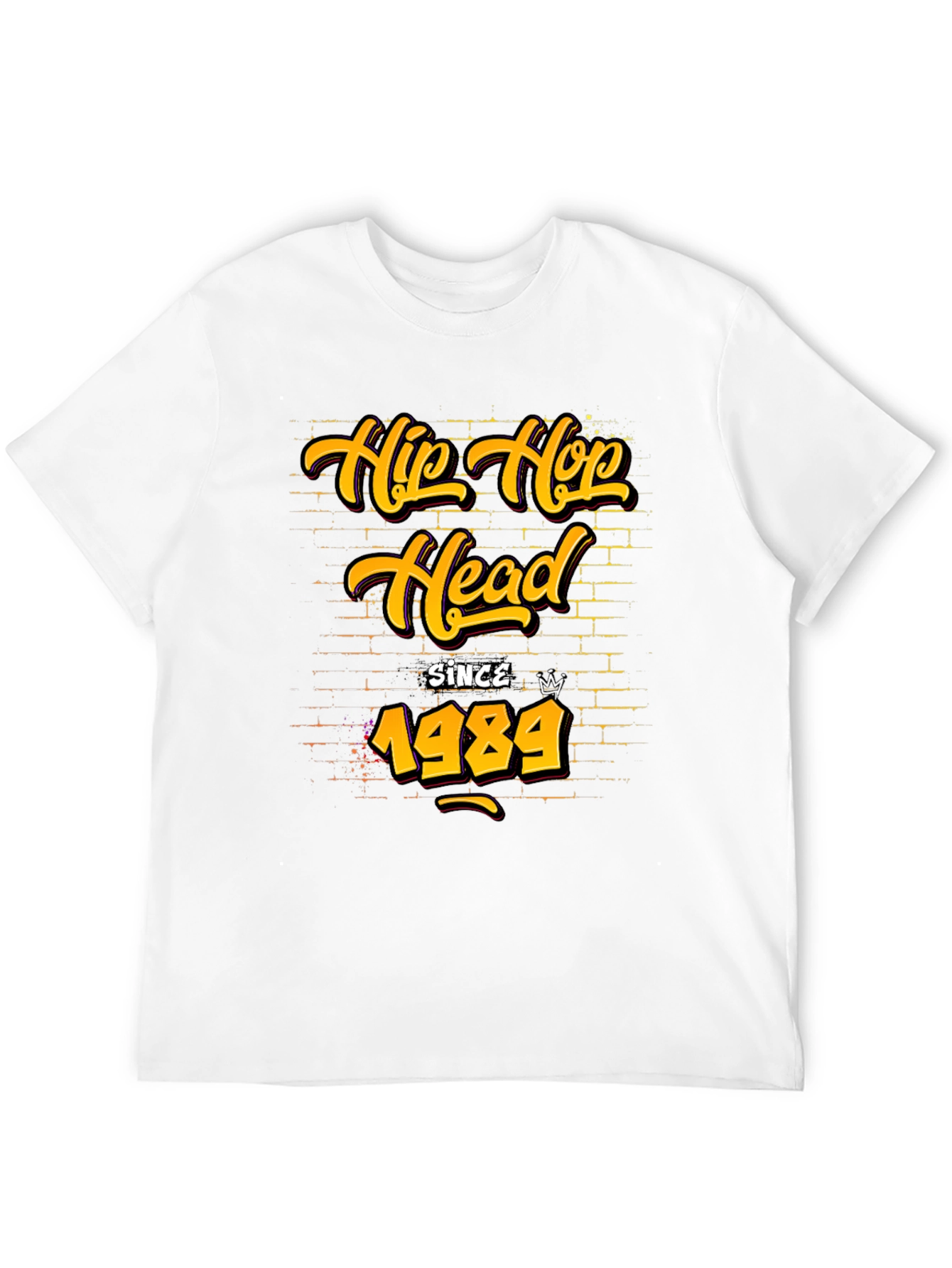 Hip Hop Head Since 1989 Black Graphic Tee