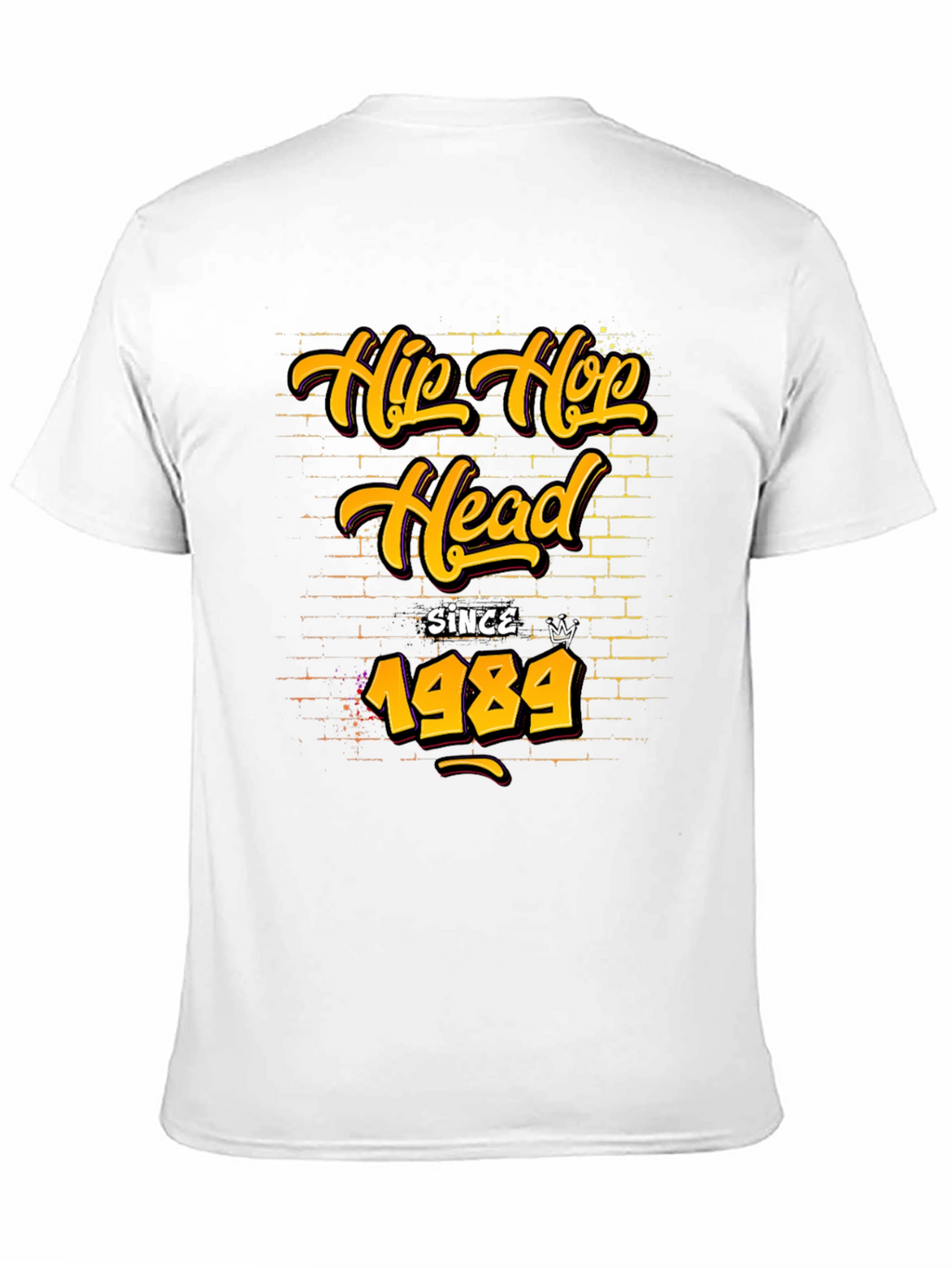 Hip Hop Head Since 1989 Black Graphic Tee