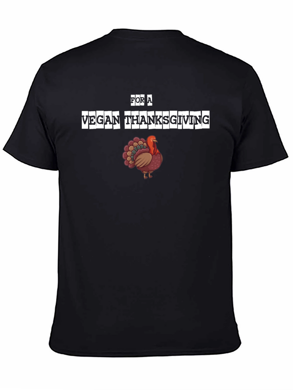 Vegan Thanksgiving T-Shirt - Turkey Graphic Tee