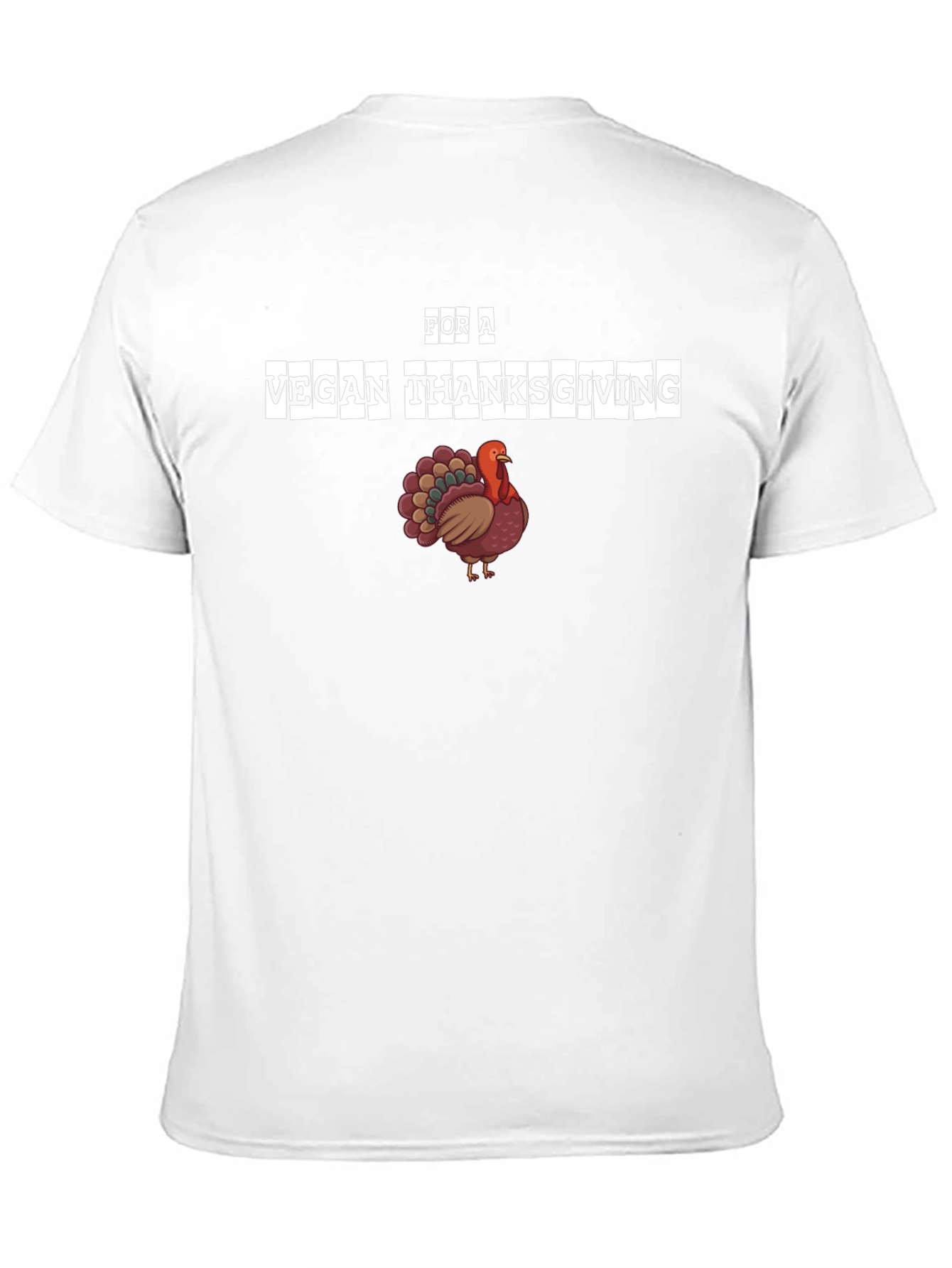 Vegan Thanksgiving T-Shirt - Turkey Graphic Tee