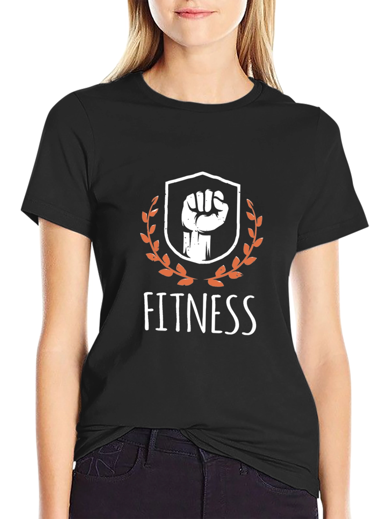 Fitness Power Fist Graphic T-Shirt
