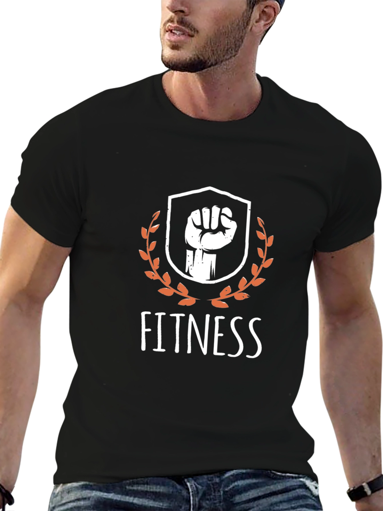 Fitness Power Fist Graphic T-Shirt