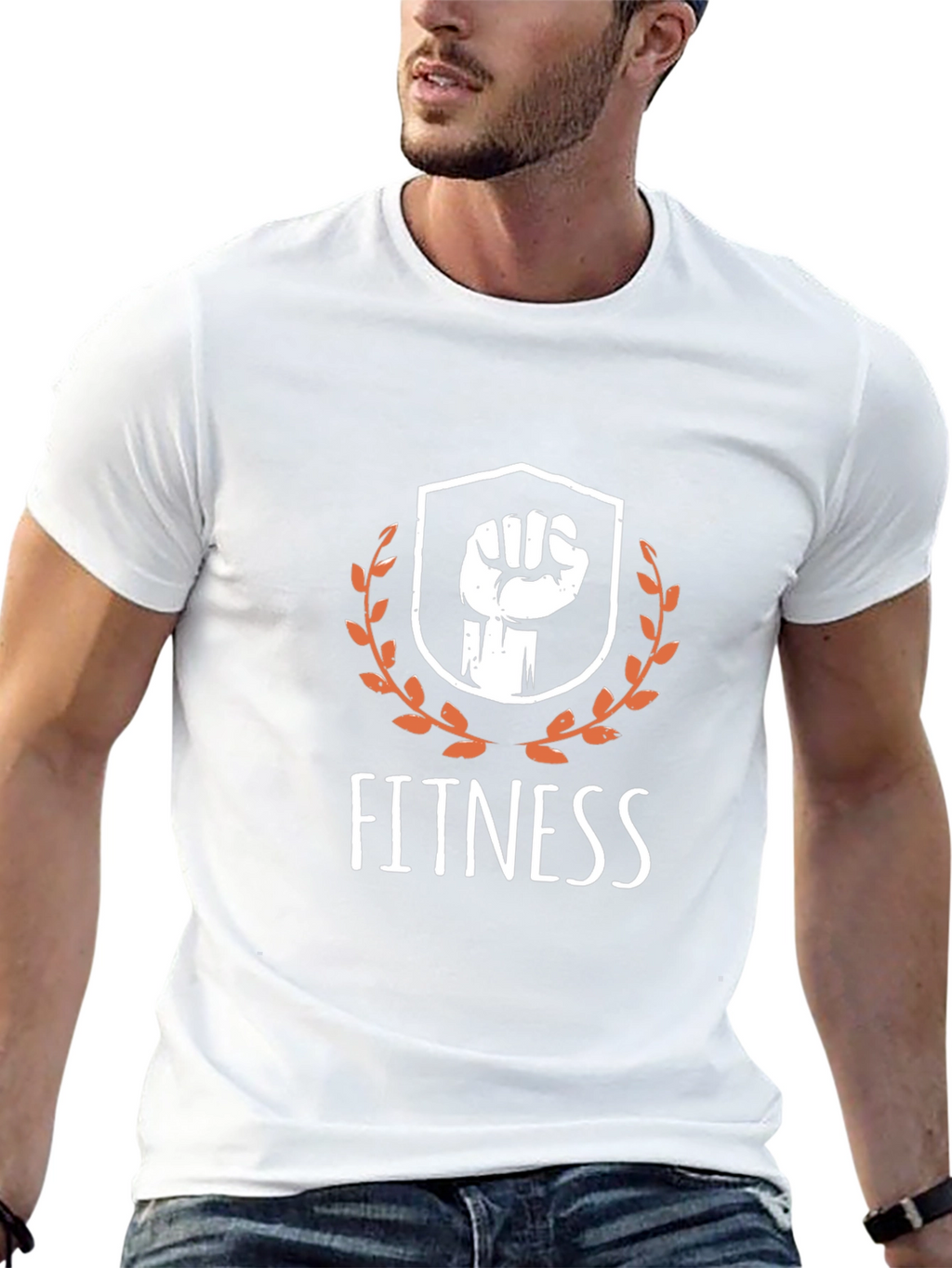 Fitness Power Fist Graphic T-Shirt