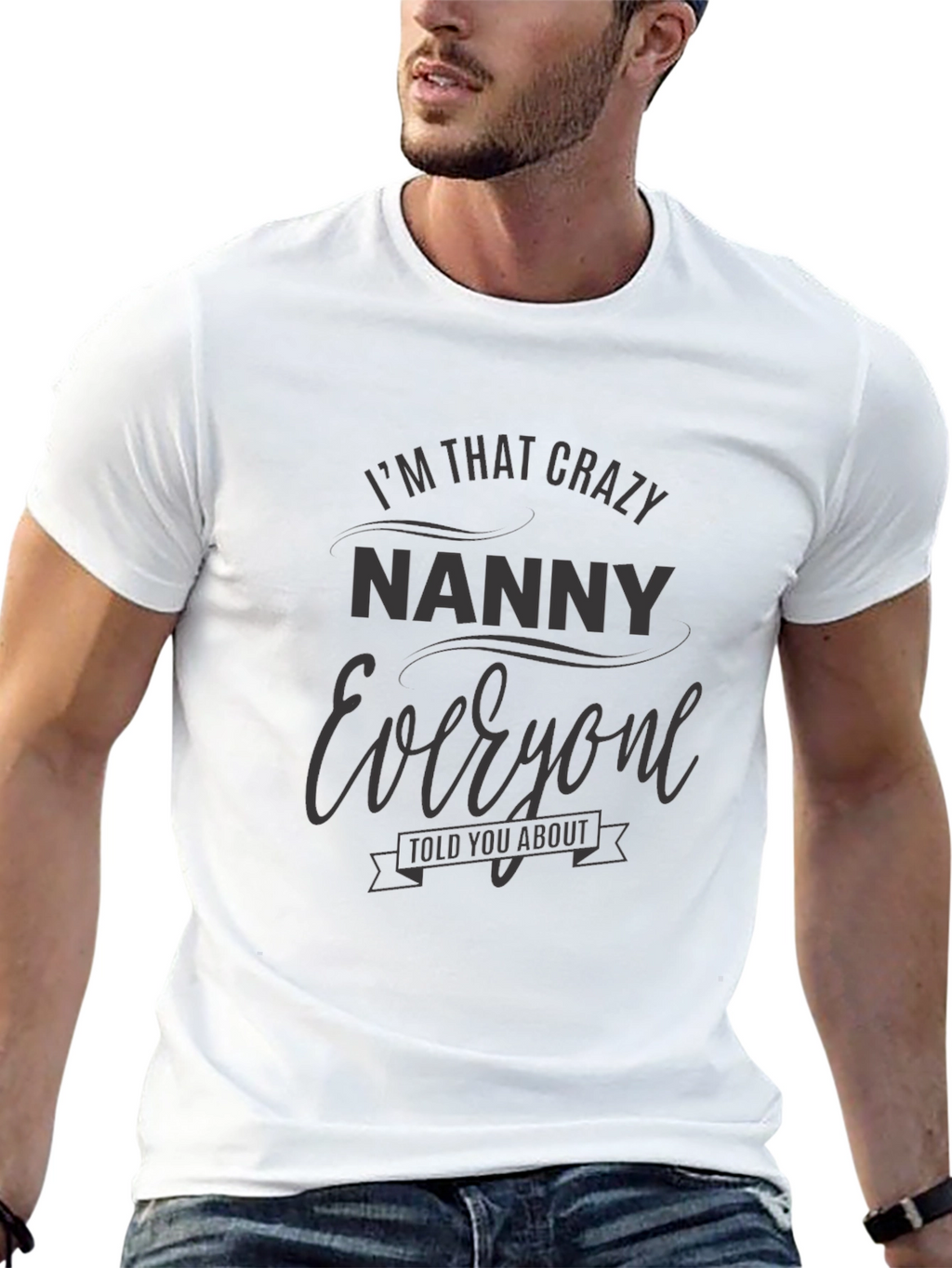 Crazy Nanny T-Shirt Novelty Graphic Tee