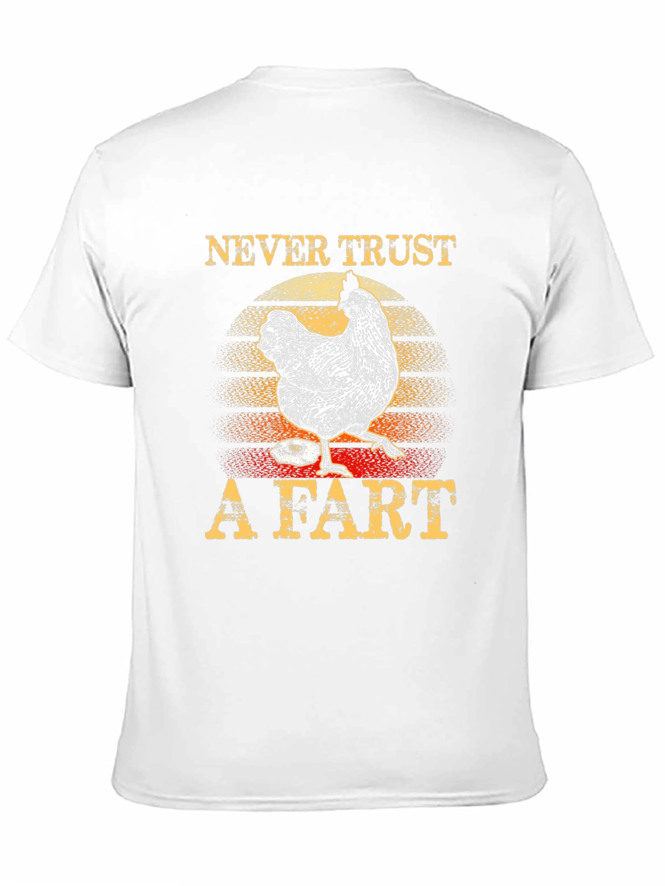 Funny Chicken Fart Graphic T-Shirt