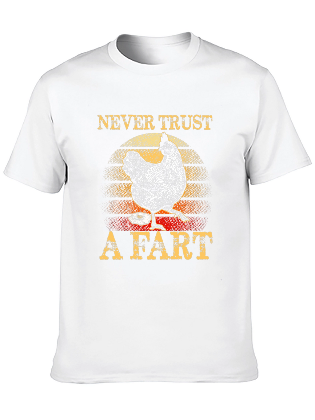 Funny Chicken Fart Graphic T-Shirt
