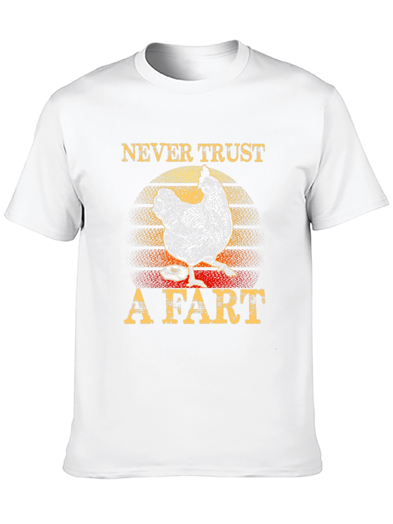 Funny Chicken Fart Graphic T-Shirt