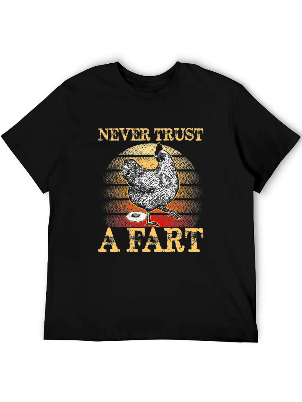 Funny Chicken Fart Graphic T-Shirt