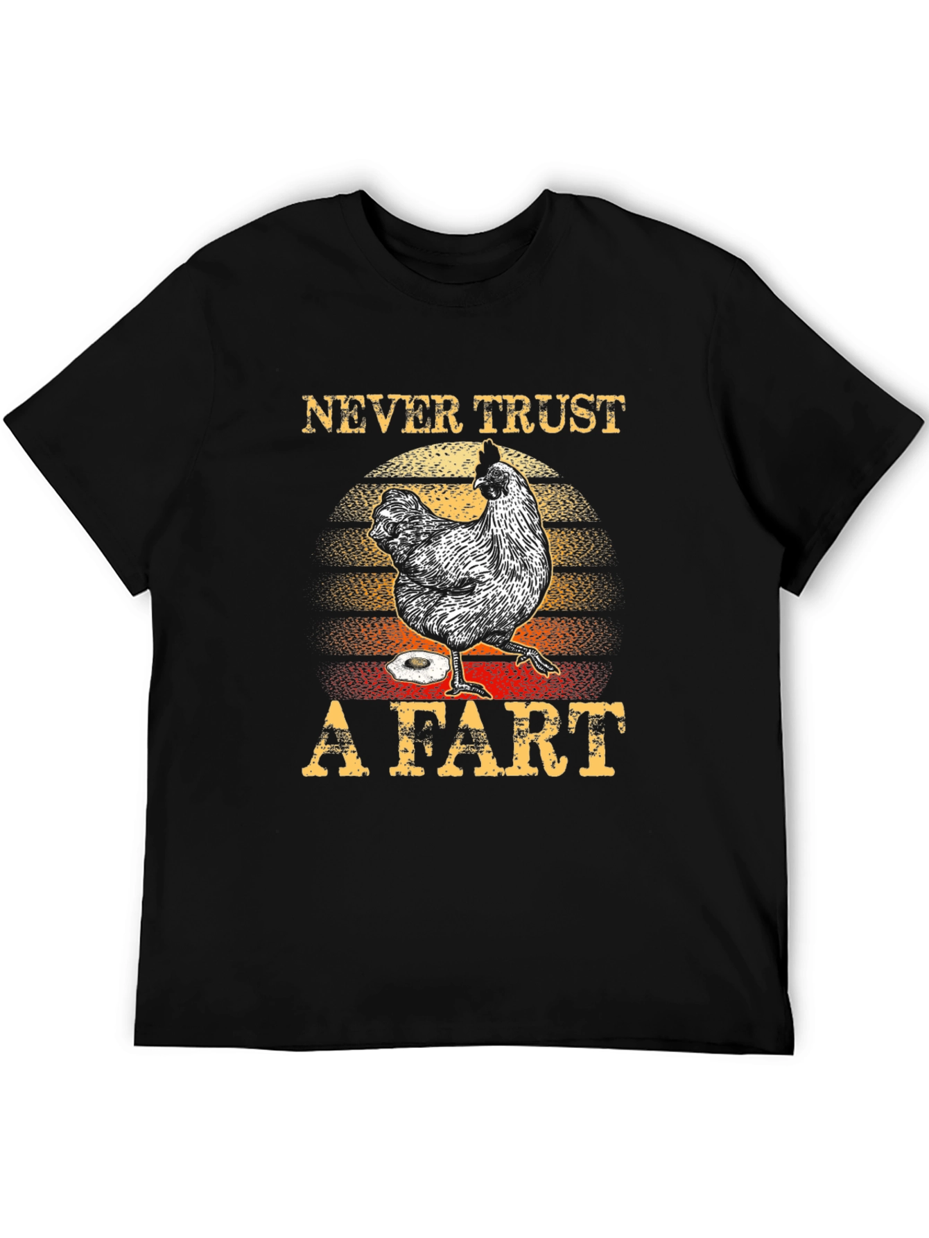 Funny Chicken Fart Graphic T-Shirt