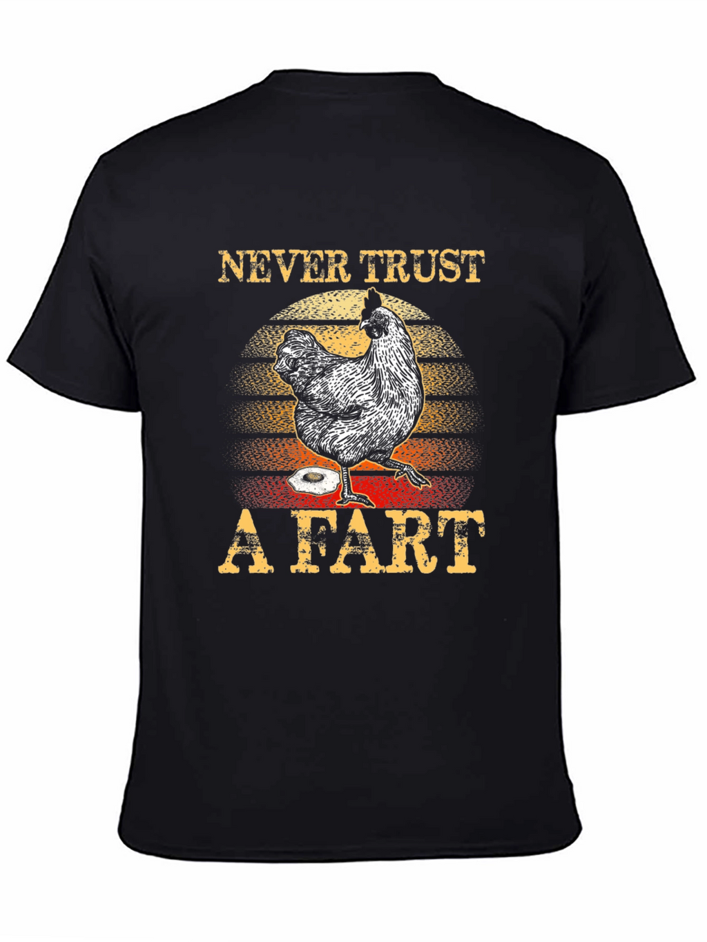 Funny Chicken Fart Graphic T-Shirt