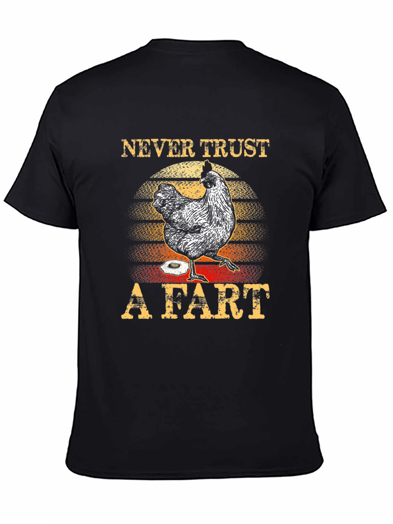 Funny Chicken Fart Graphic T-Shirt