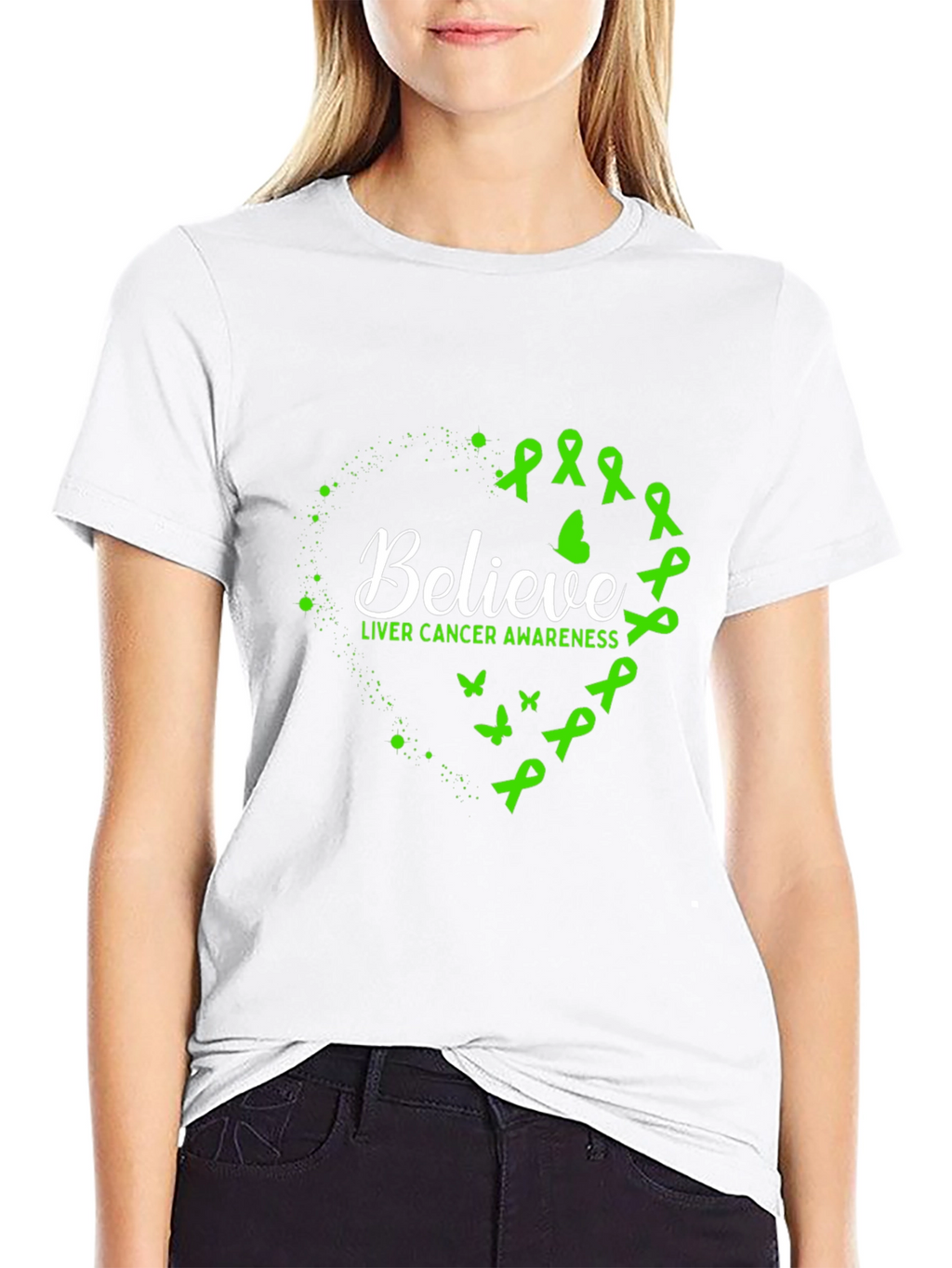 Believe Liver Cancer Awareness T-Shirt